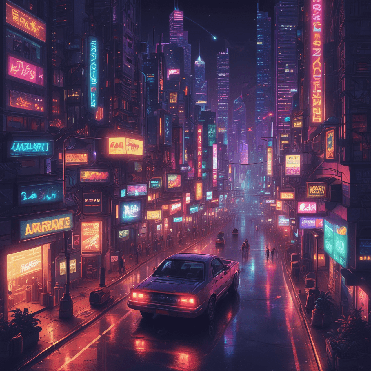 A Corrida dos Verbos Cyberpunk game banner