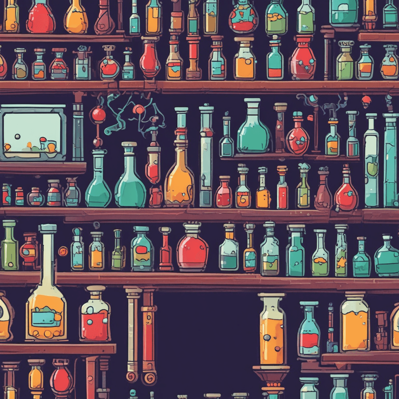 Aventura de Preguntas de Jetpack de Química Orgánica game banner