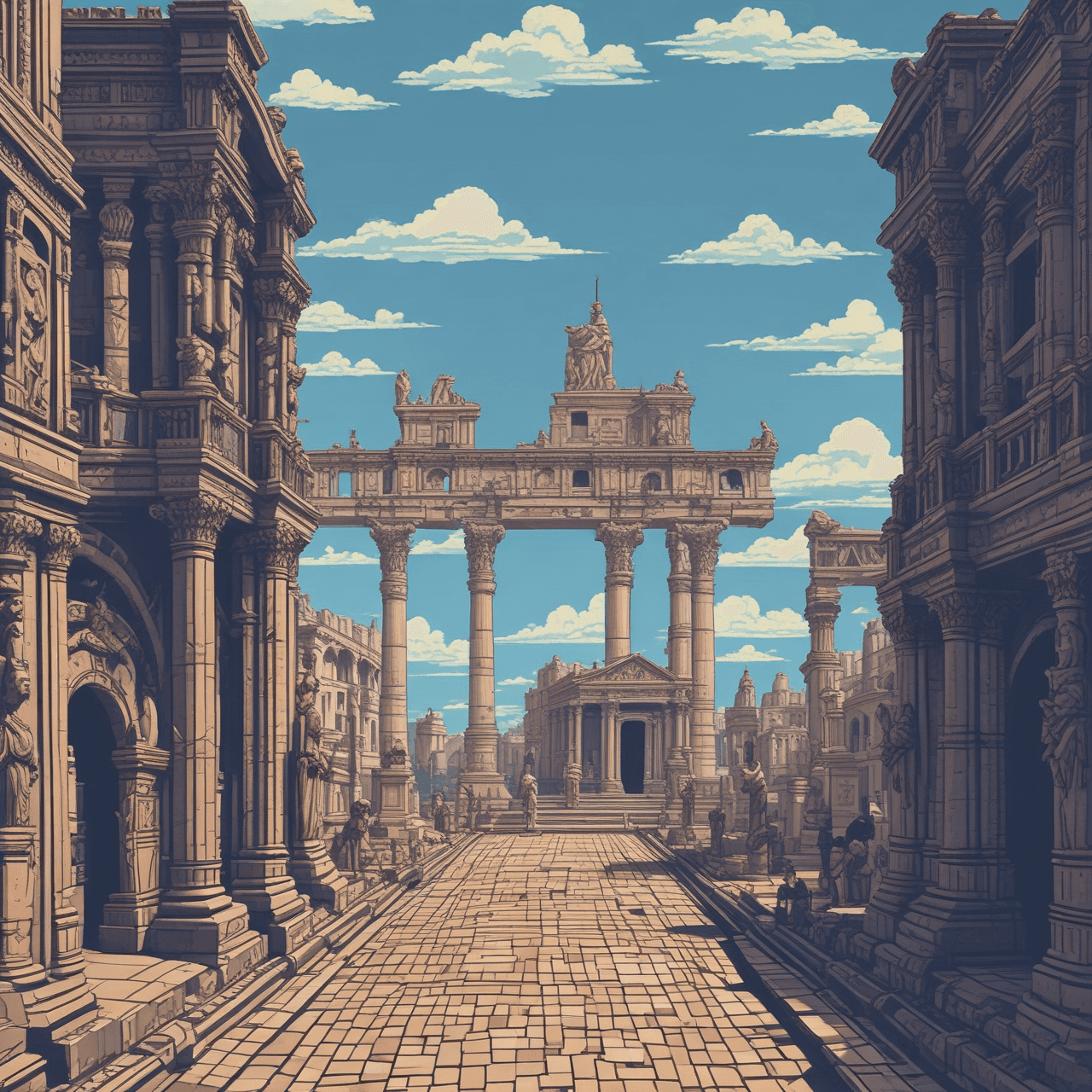 Latin Tense Runner game banner