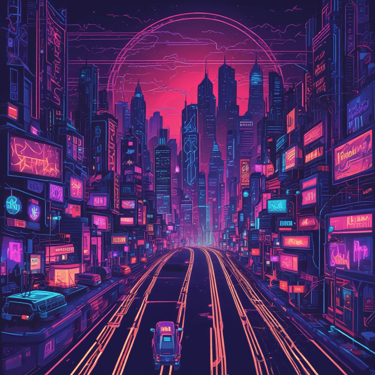 Neon Elements Quiz game banner