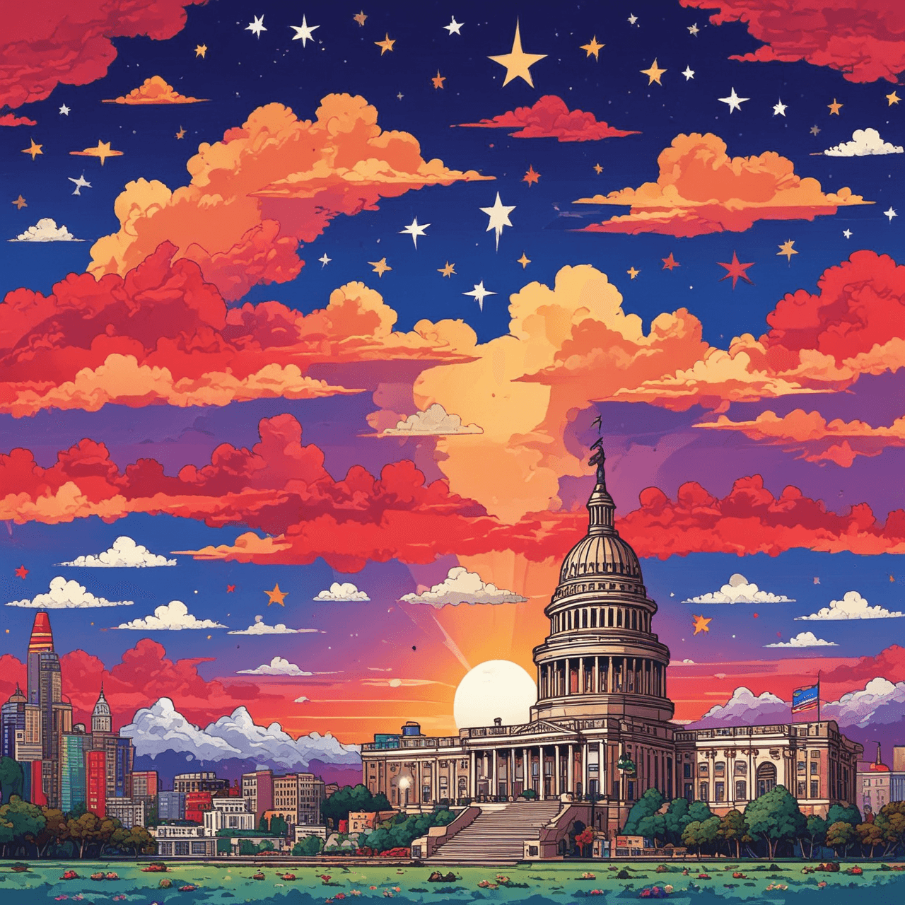 American History Jetpack Adventure game banner