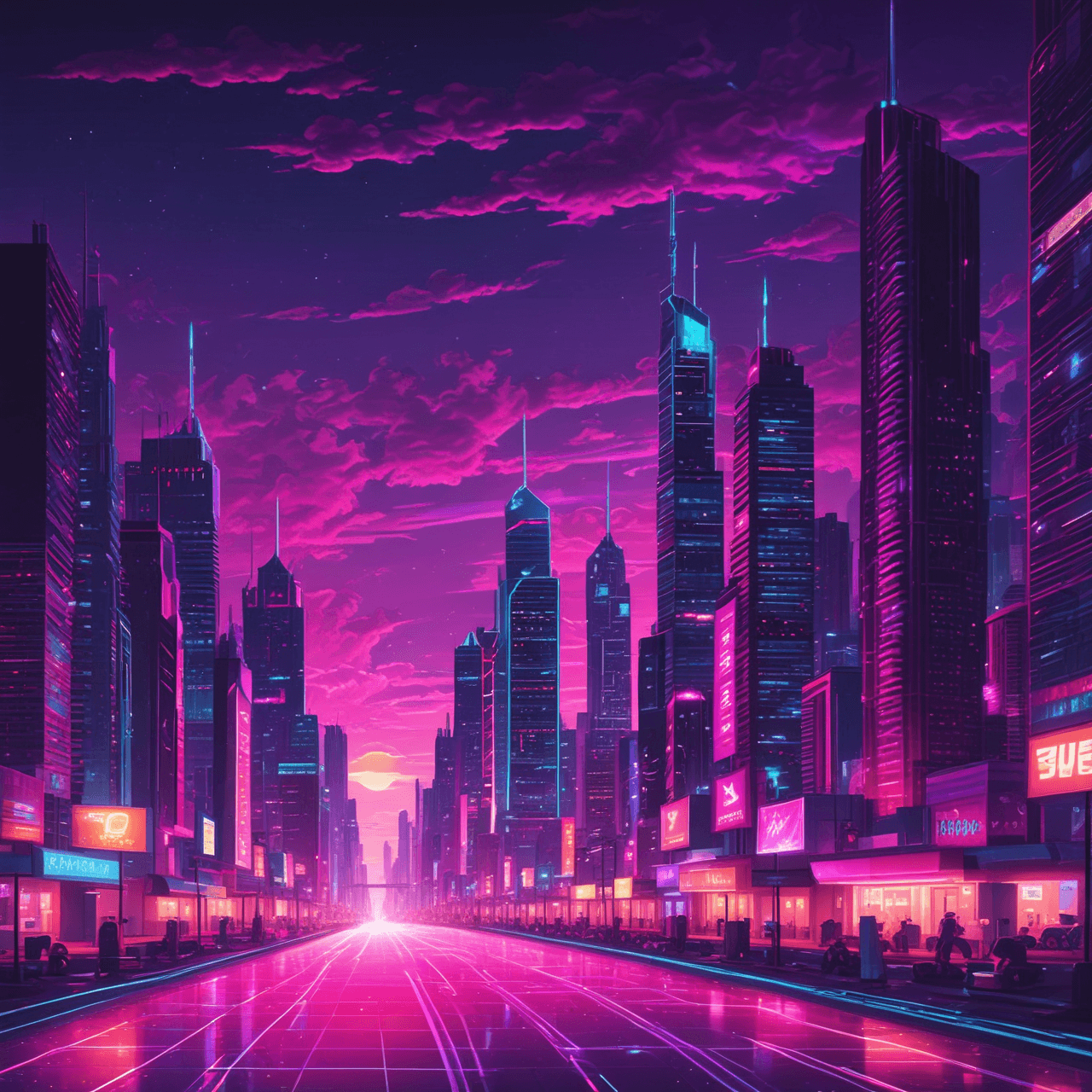 Neon Multiplier Dash game banner