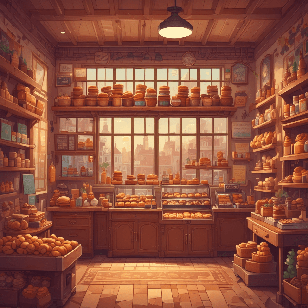 Leo's Bakery Run game banner