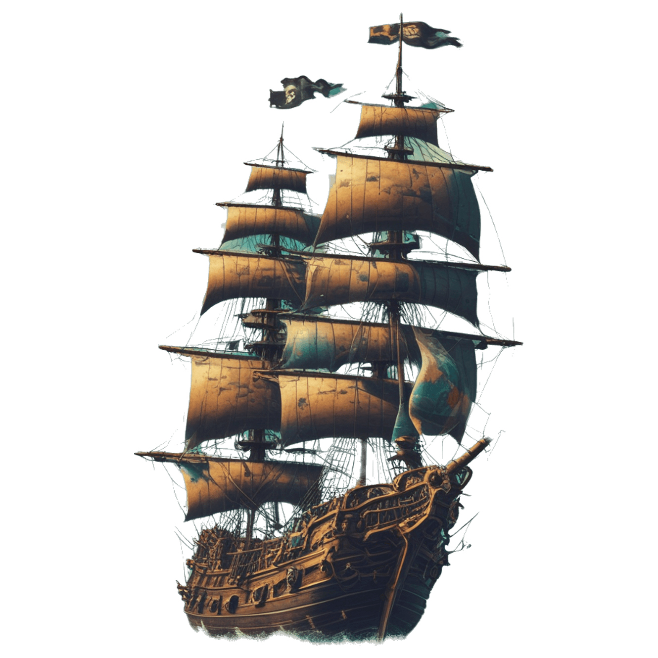 Pirate Math Bridge game banner