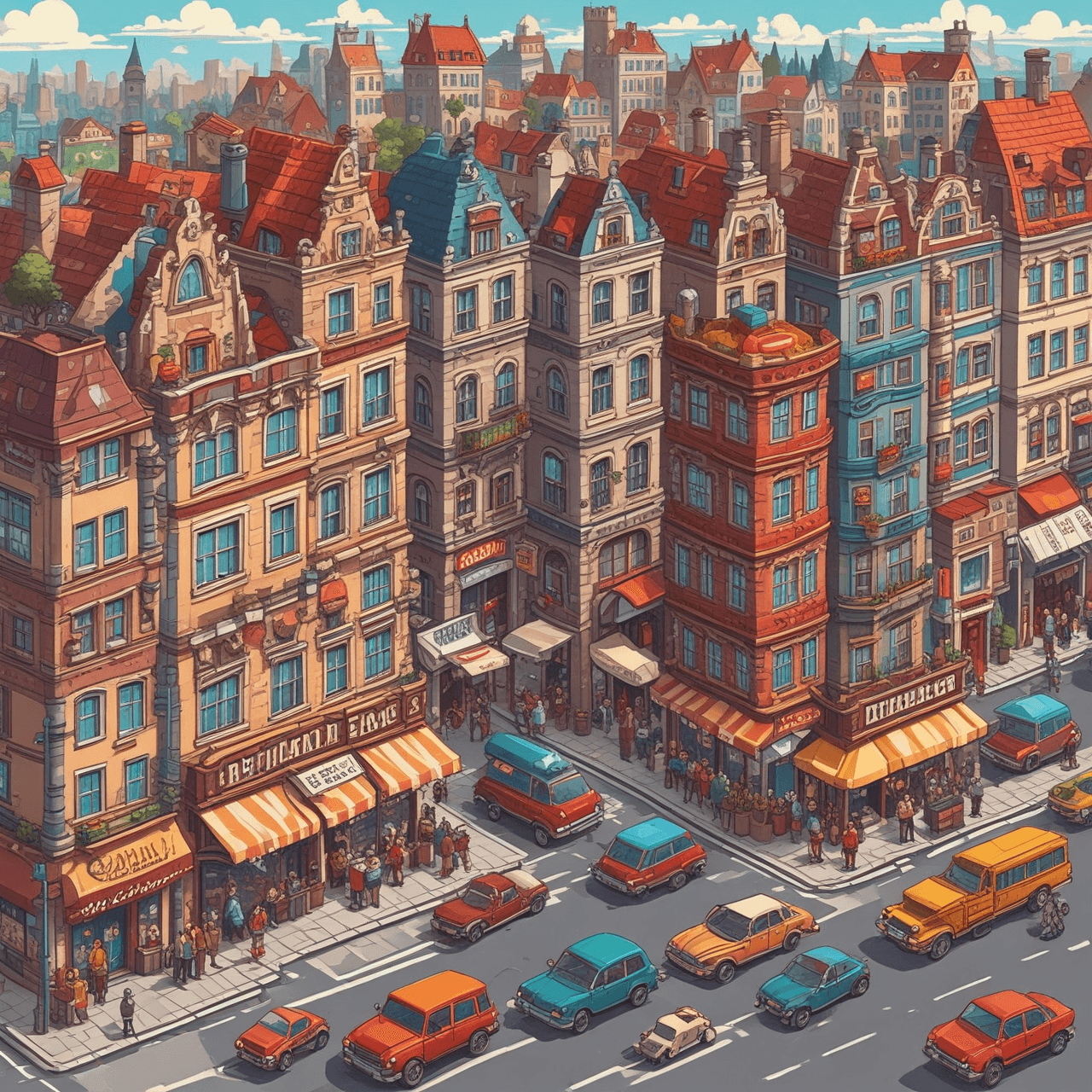 Deutsch Run: City & Weather Quiz game banner