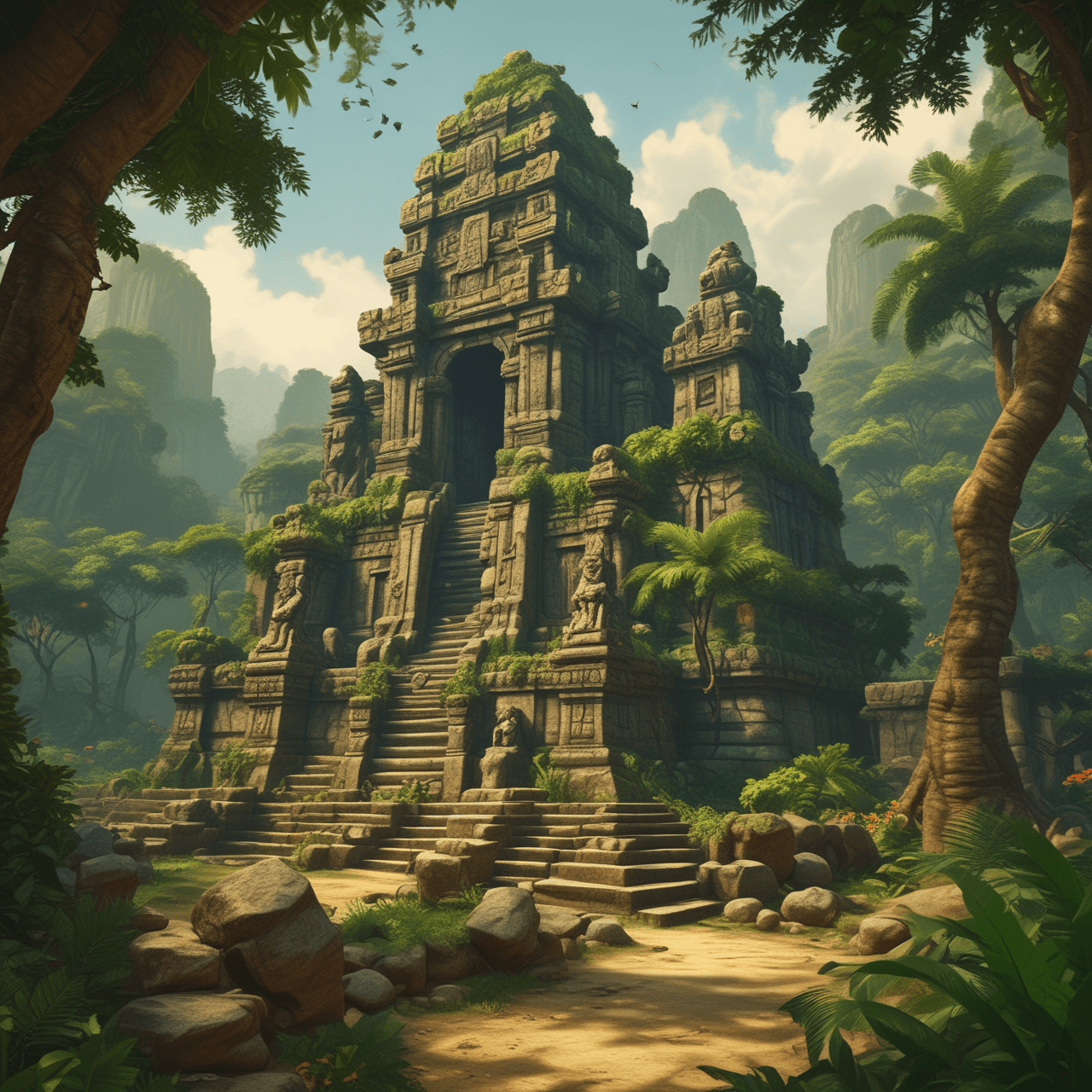 Science Temple Run Quiz game banner