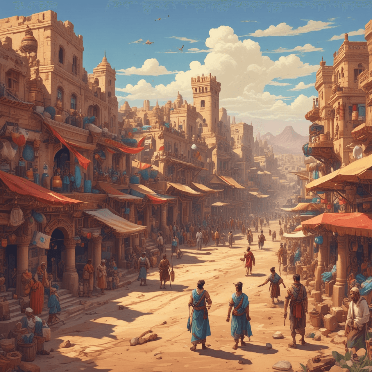 Bactrian Empire Run game banner