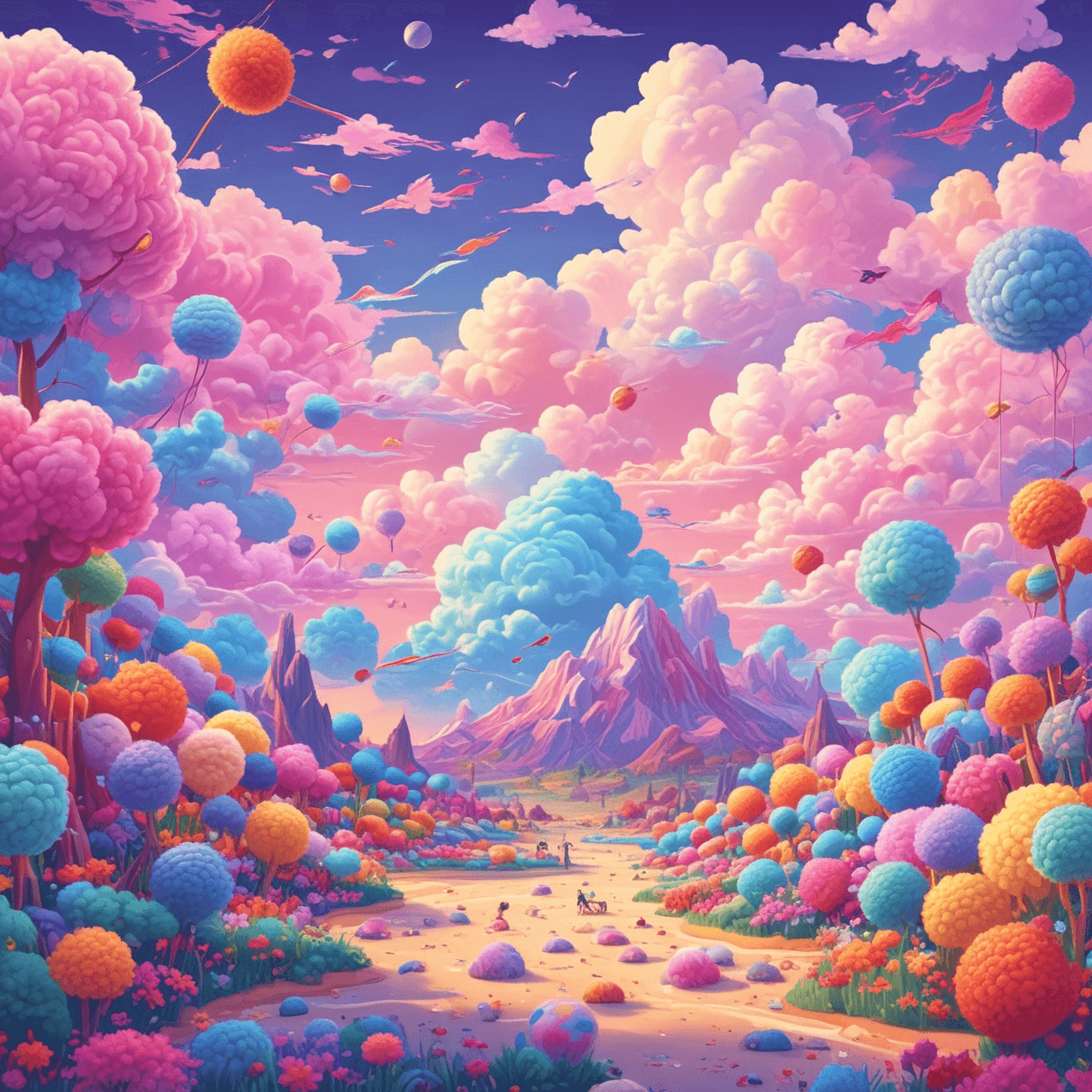 Crochet Cloud Hop game banner