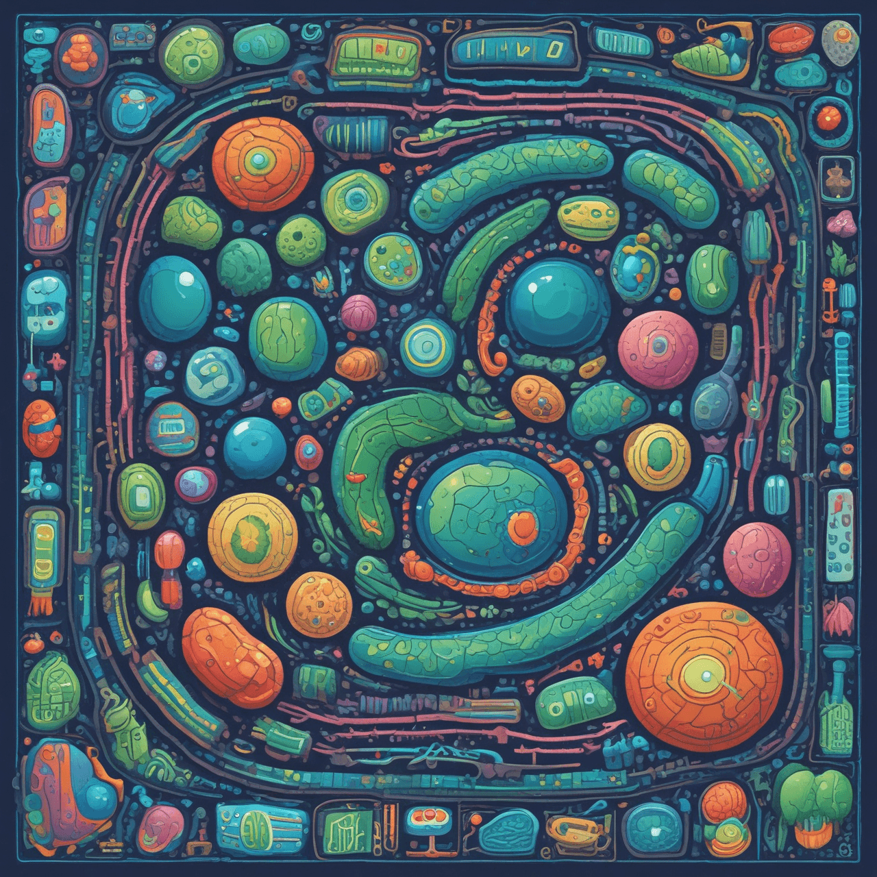 Biology Cell Run game banner
