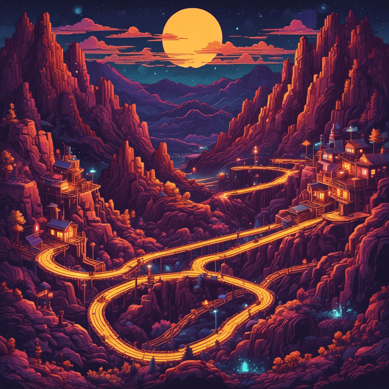 Neon Gold Rush game banner