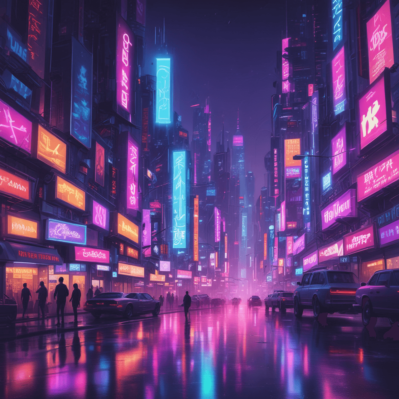 Waves 3: Cyberpunk Run game banner