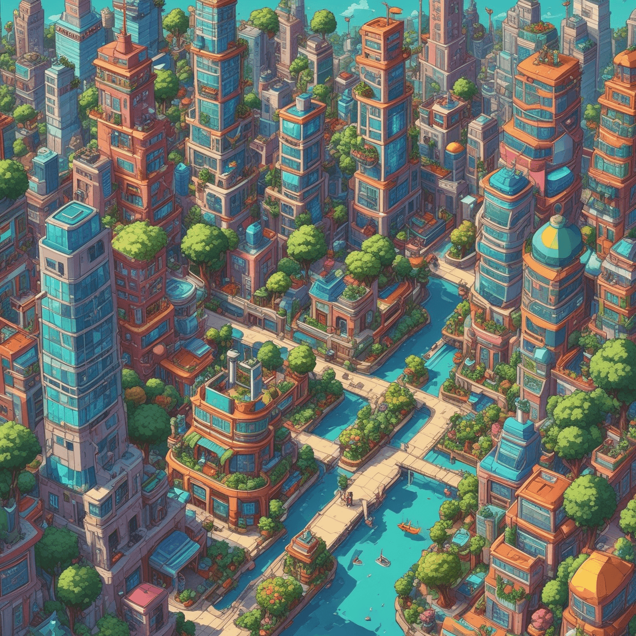 Eco-City Quiz Run game banner