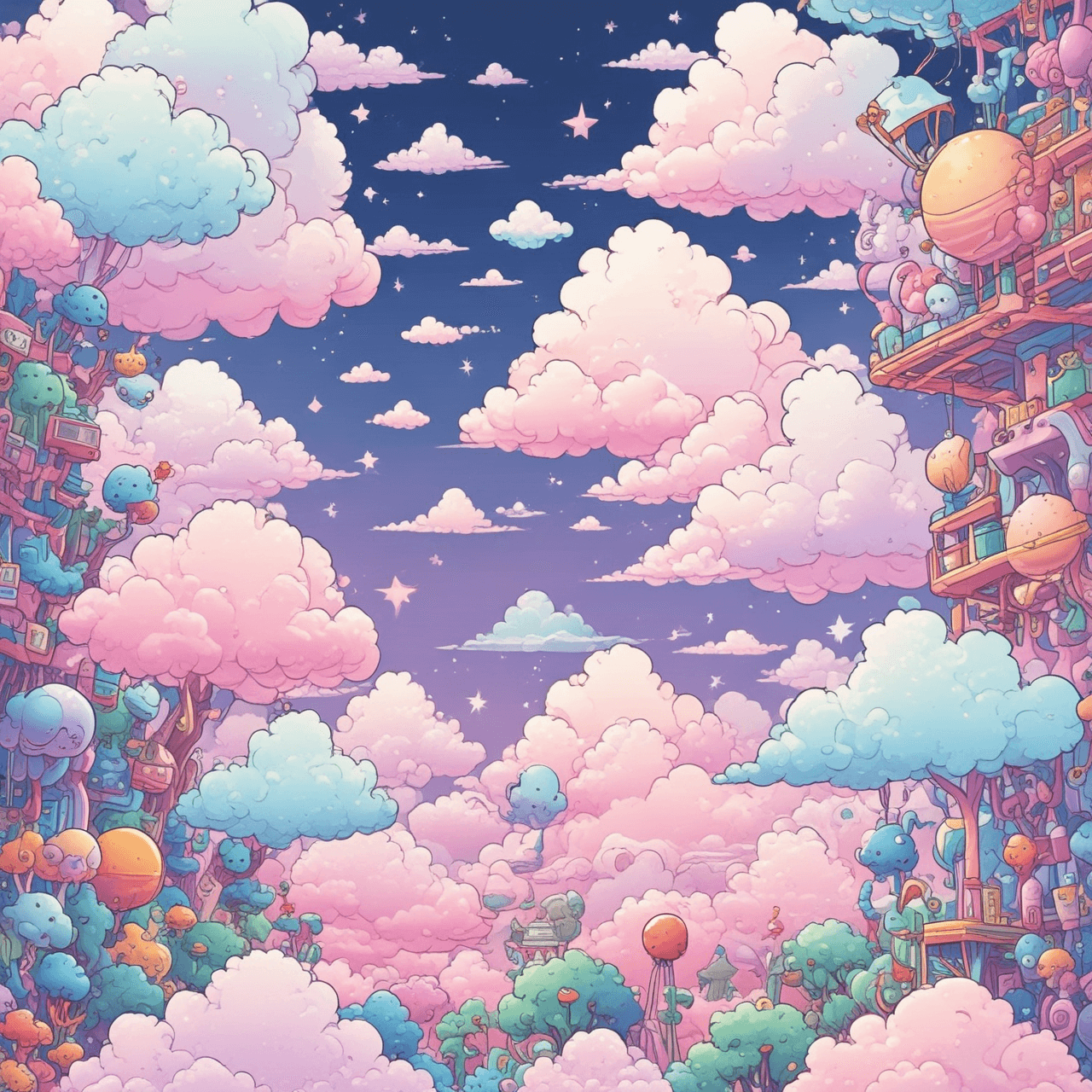 Kawaii Cell Bridge game banner