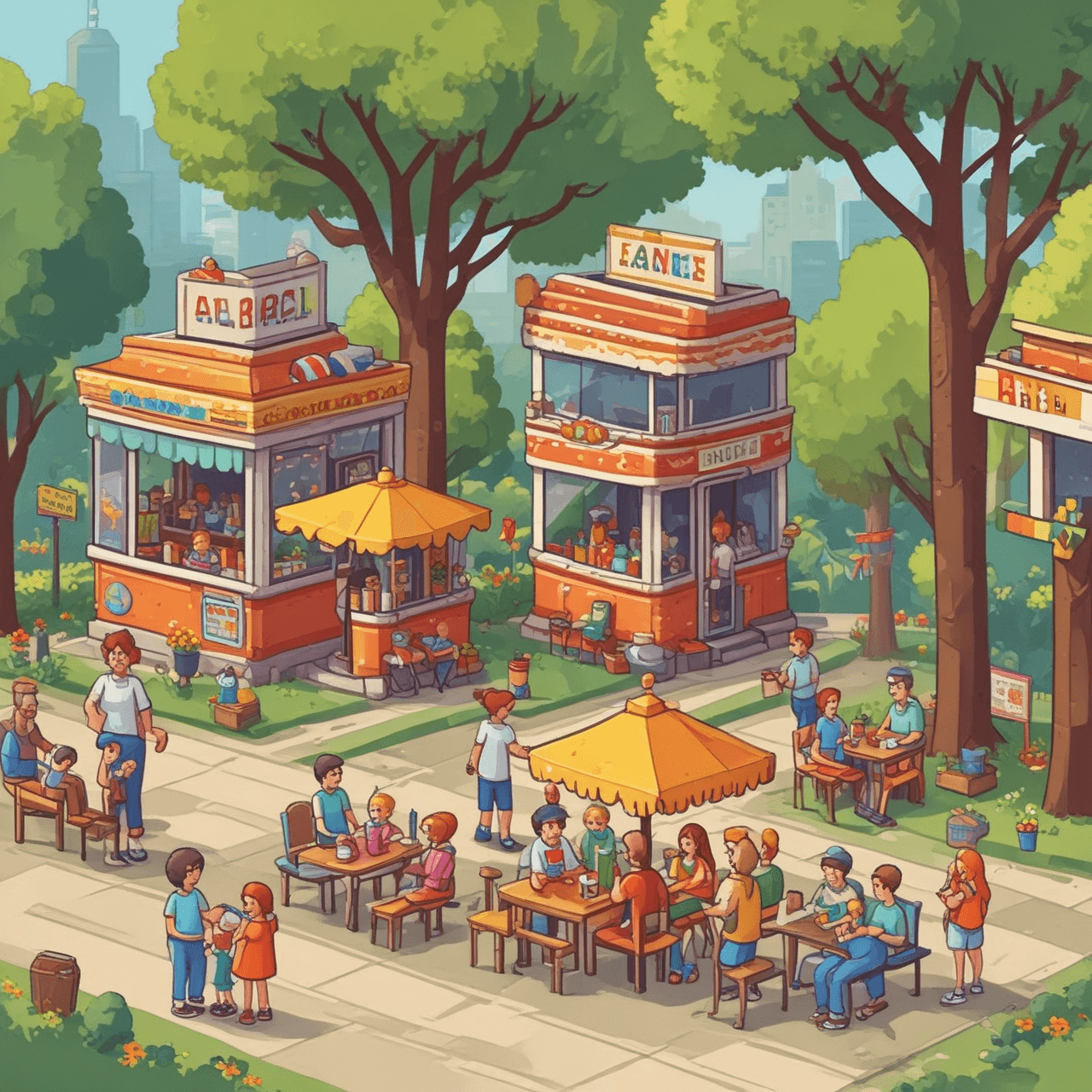 Franse Familie Woord Run game banner