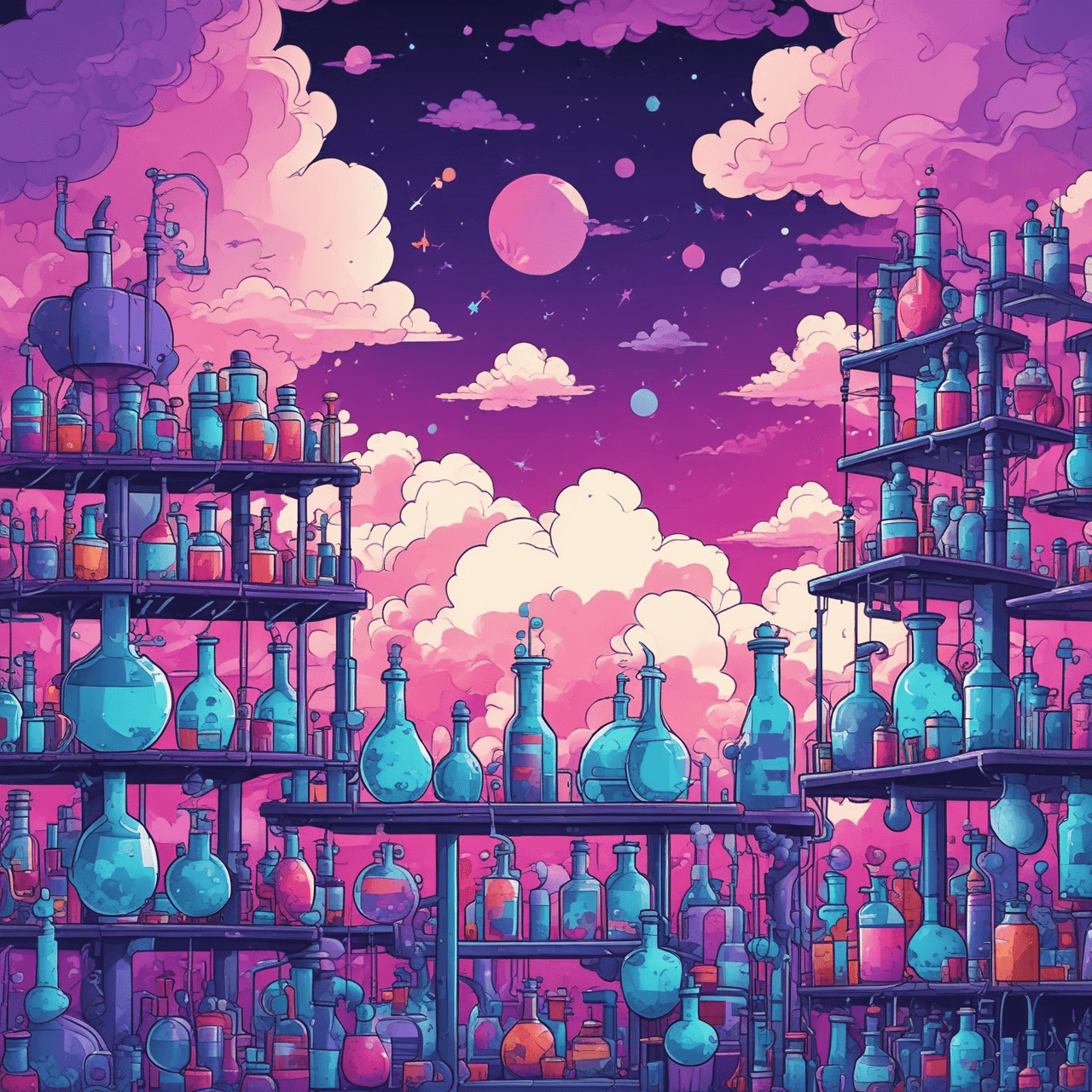 Chemical Cloud Hop game banner