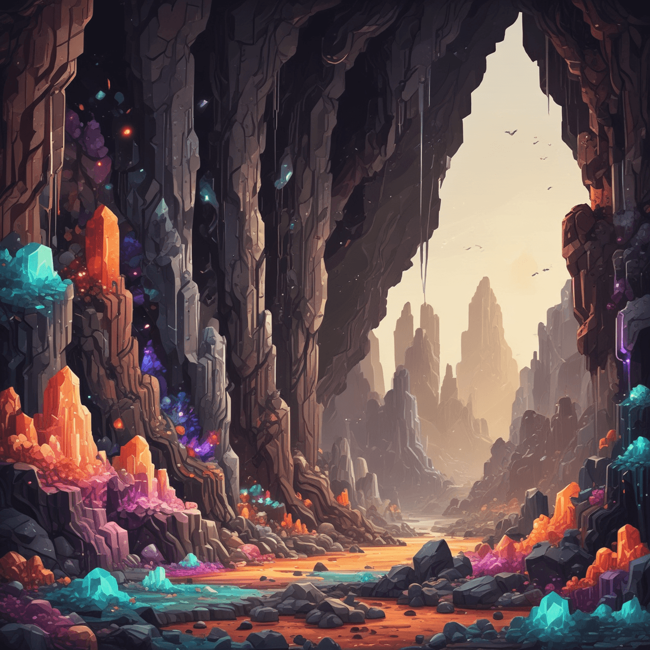 Jetpack Mineral Adventure game banner