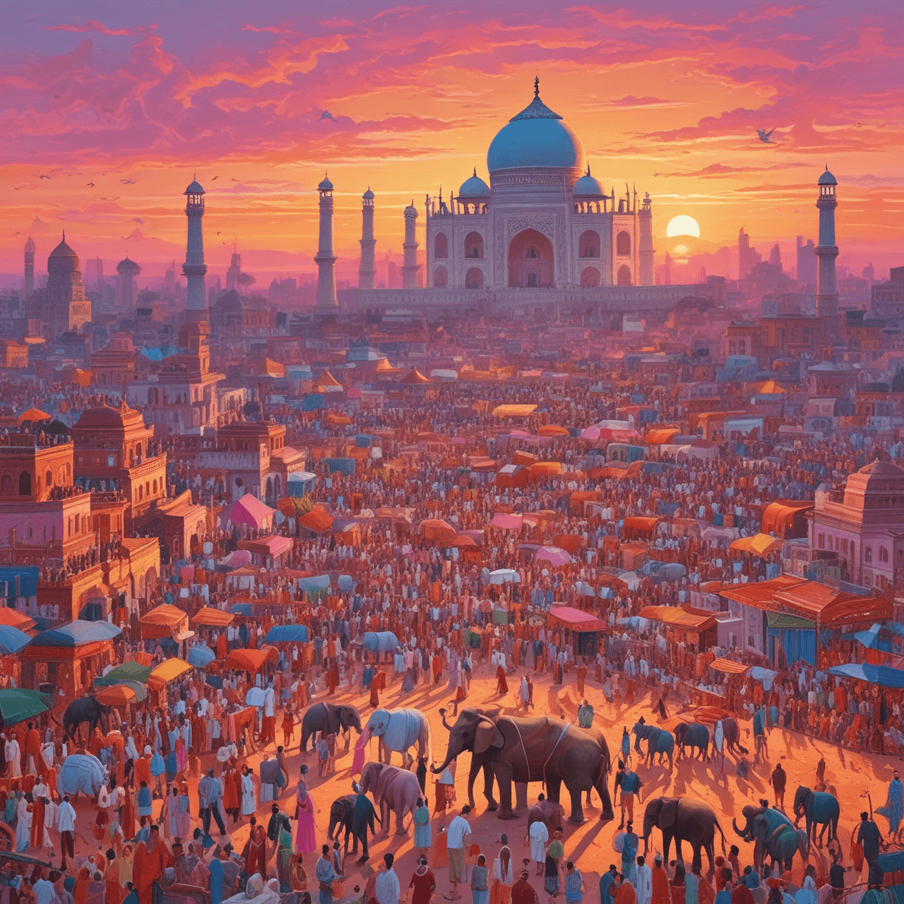 India Run: Golden Age Quiz game banner