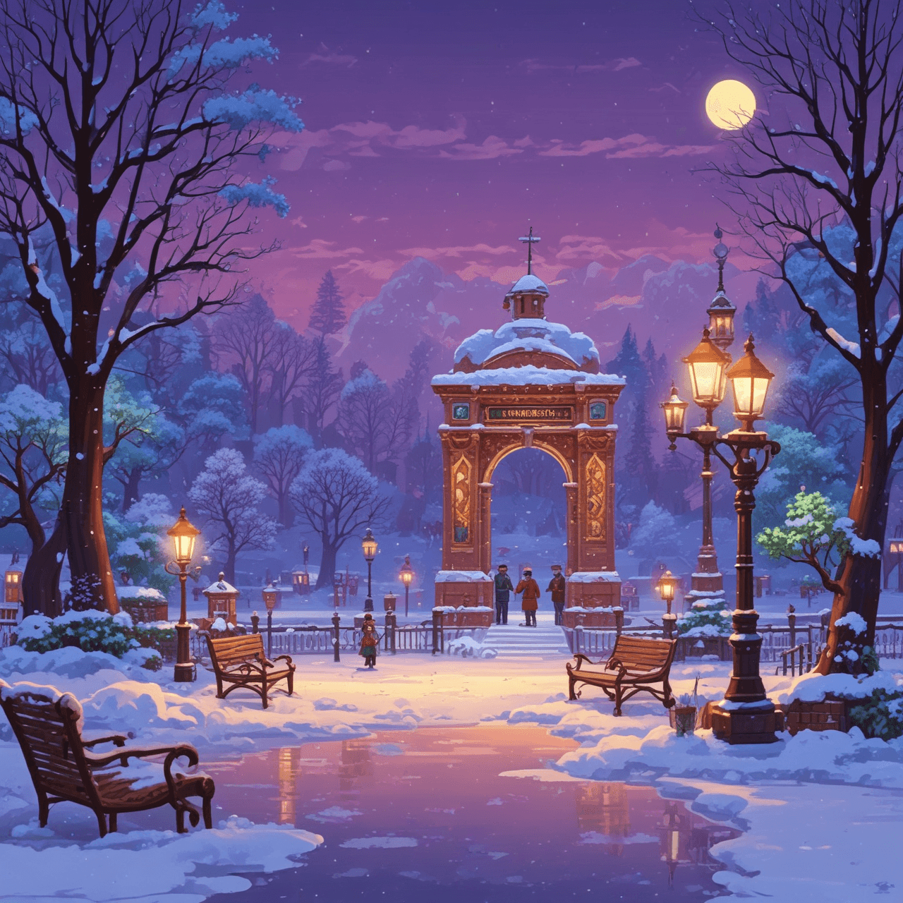 Snowy Family Quest game banner