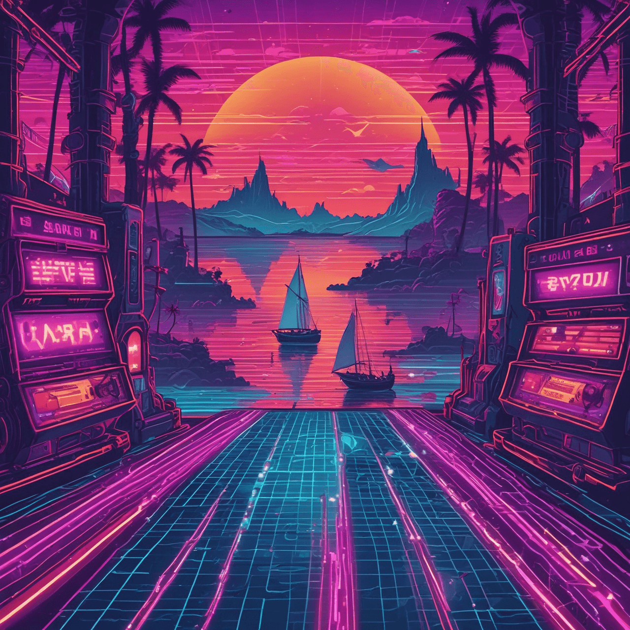 Chrono-Neon Runner game banner