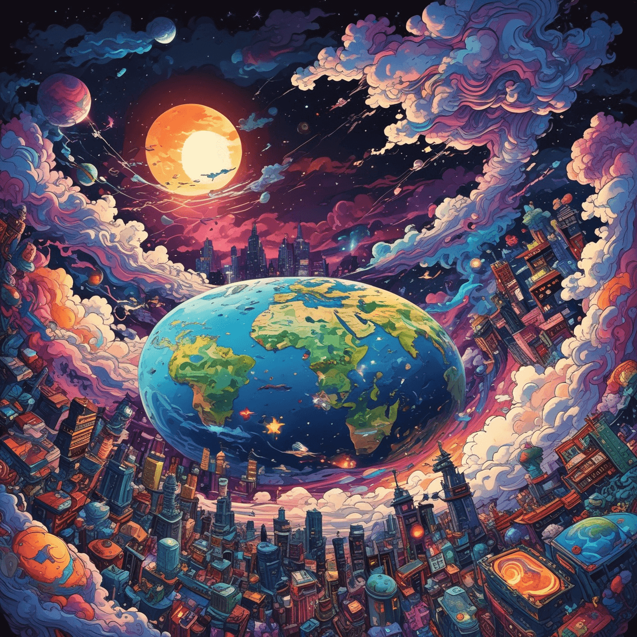 Science Cloud Hop game banner