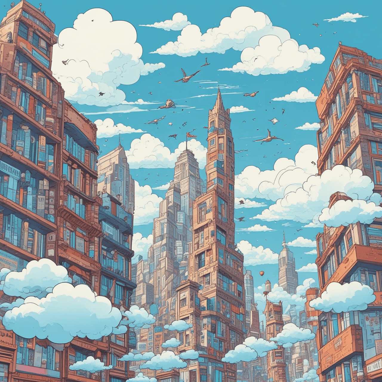 Grammar Cloud Hop game banner