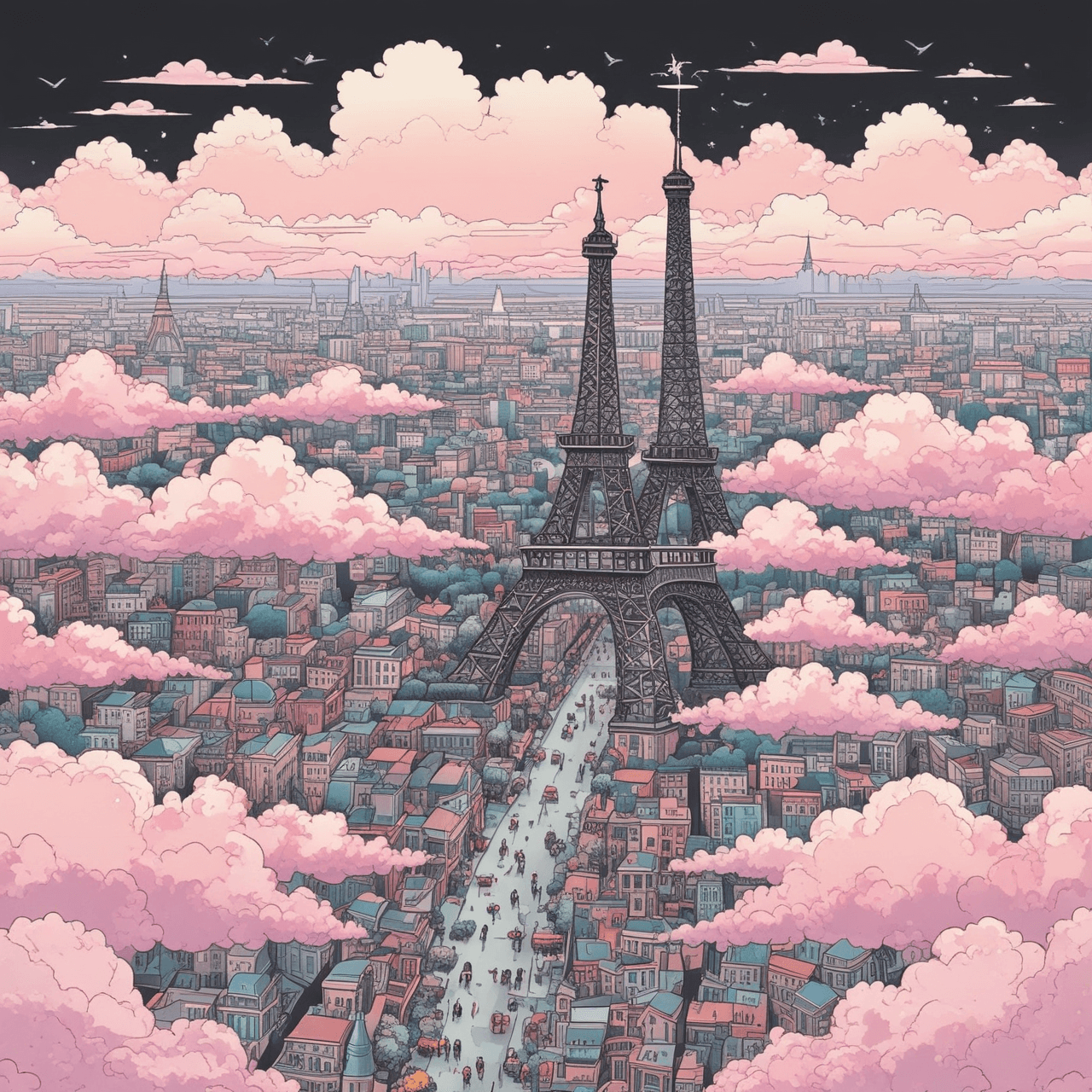 Pont Nuage: Français 2 game banner