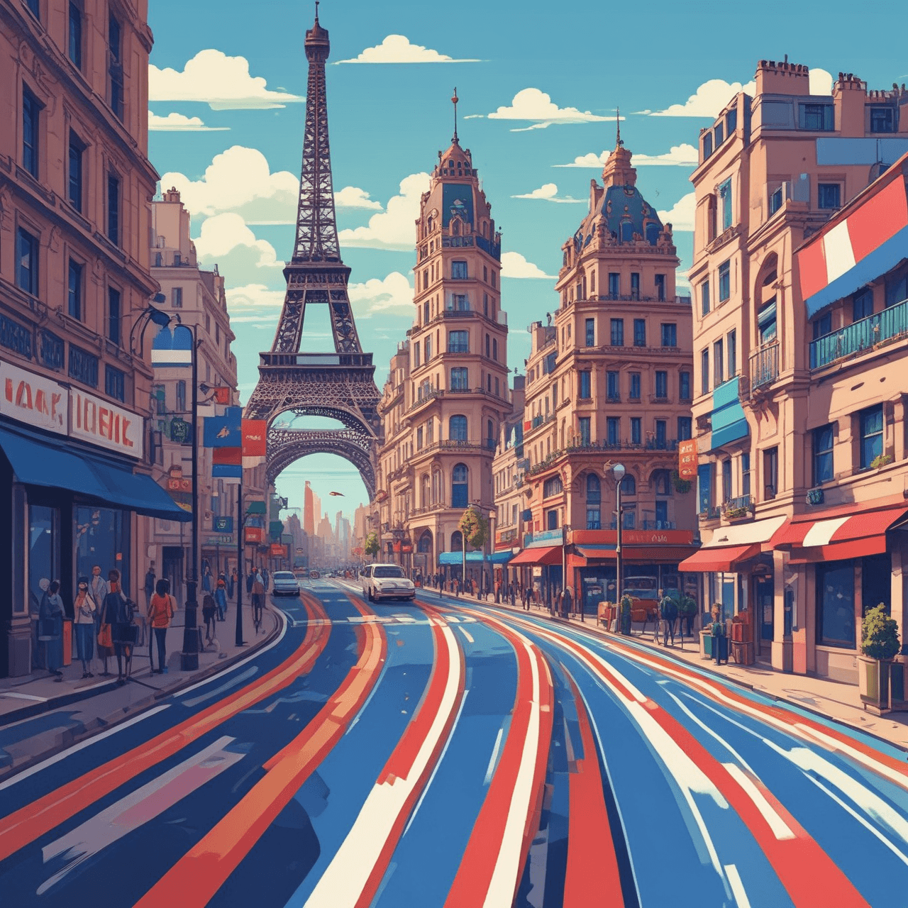 French Number Dash game banner