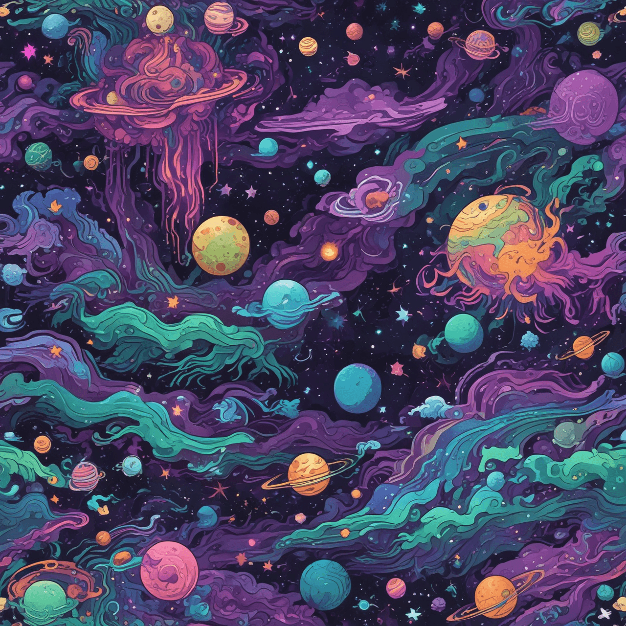 Cosmic Math Runner game banner