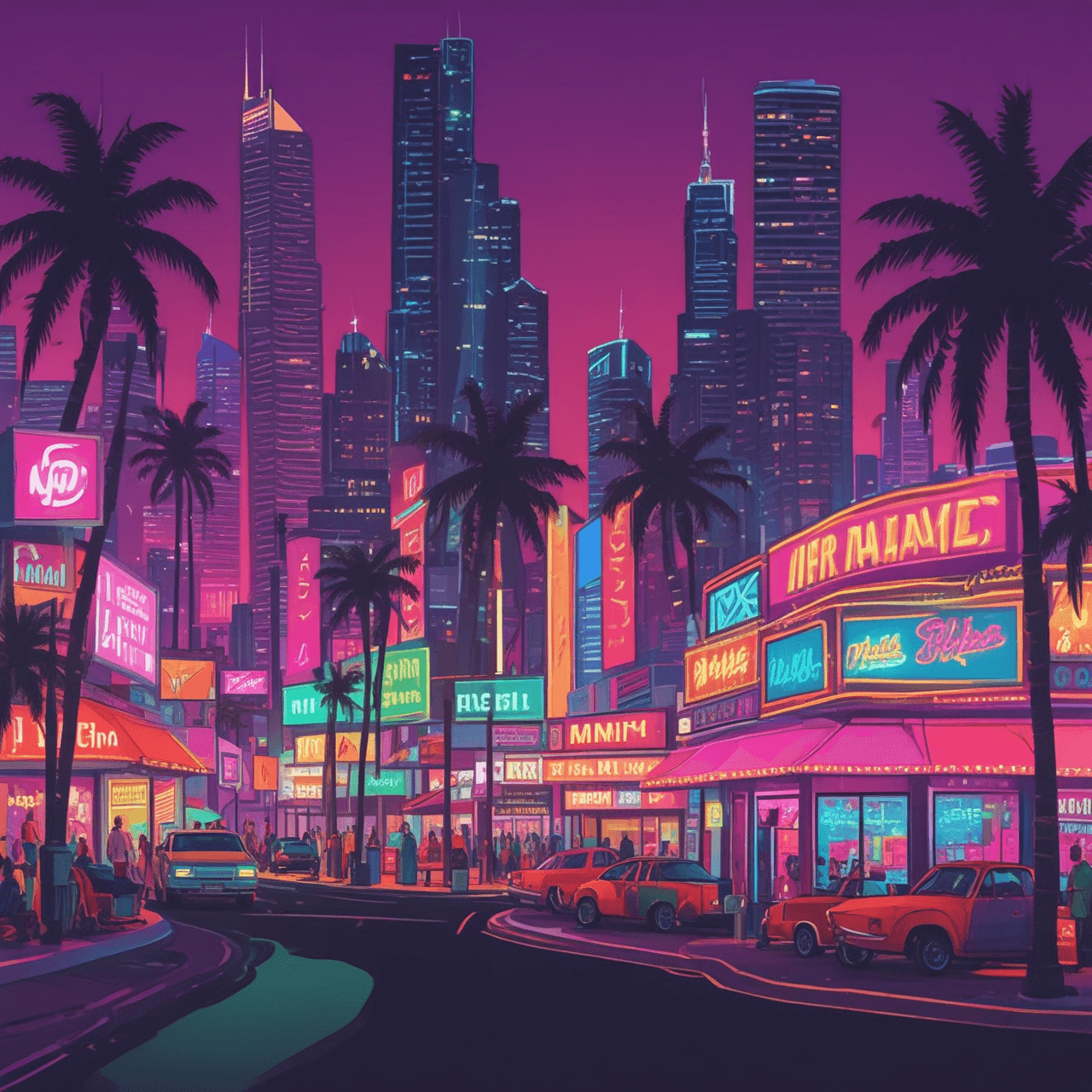 Gut Jump: Vice City game banner