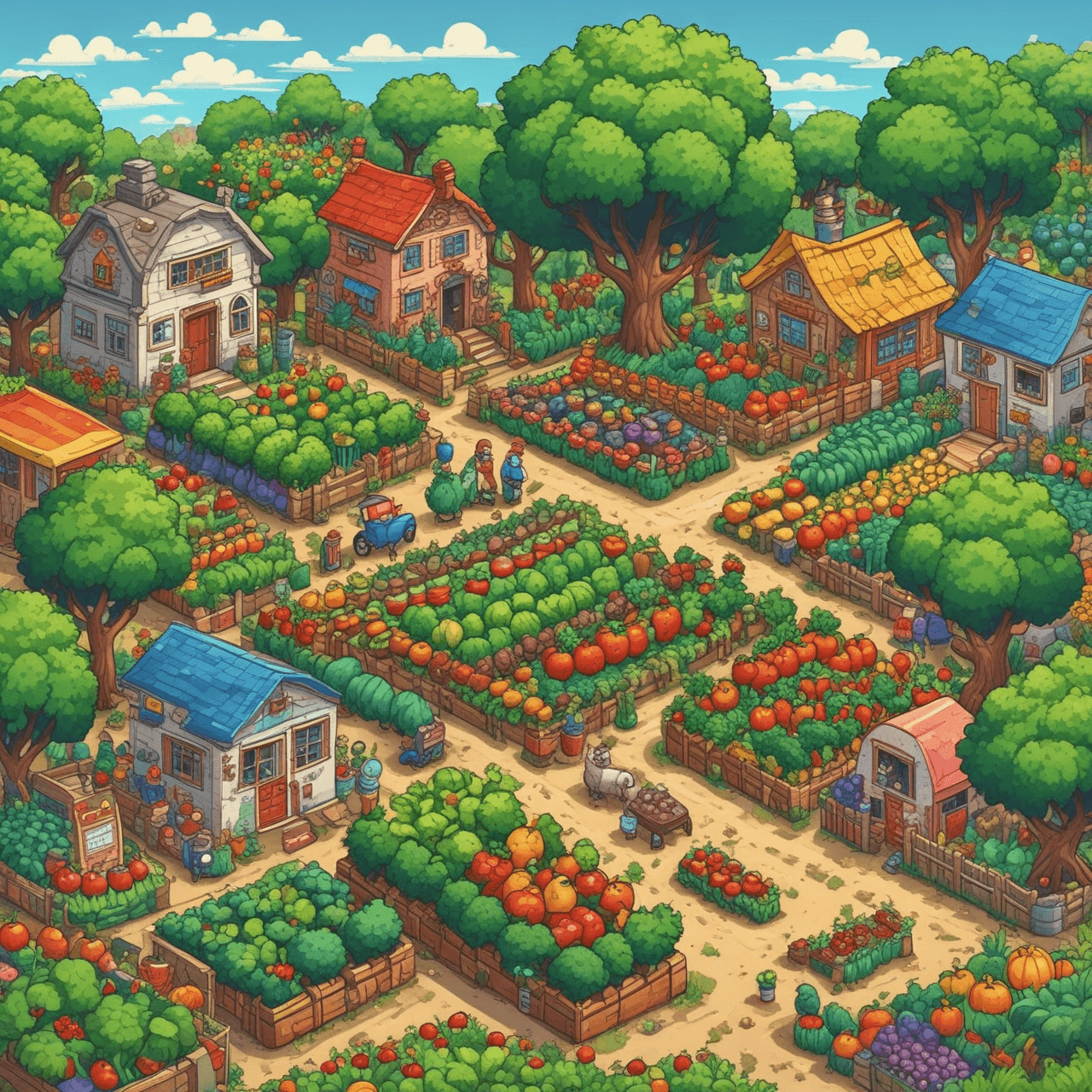 French Produce Jetpack game banner