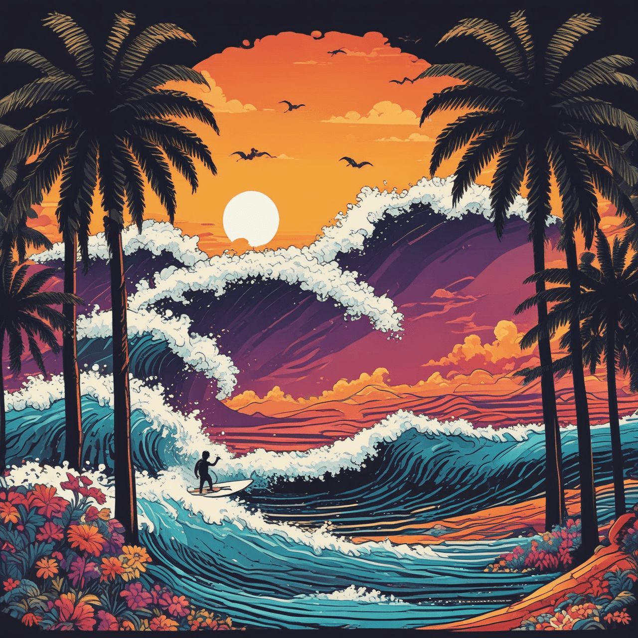 Surf's Up, Lit! game banner
