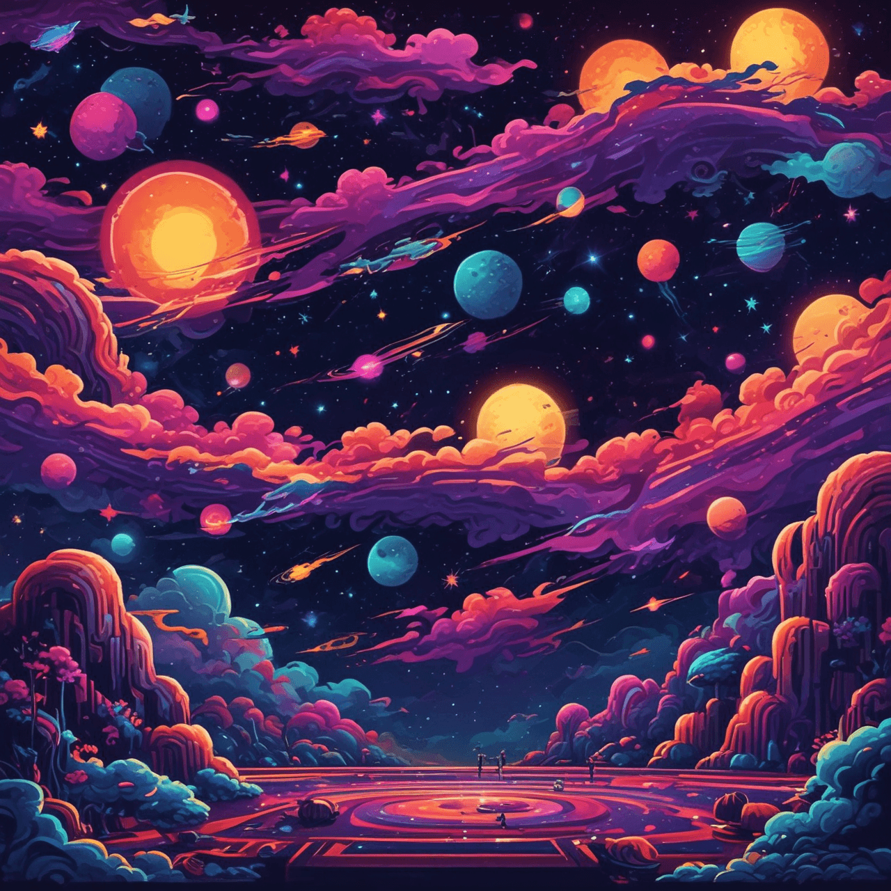 Cosmic Root Runner game banner