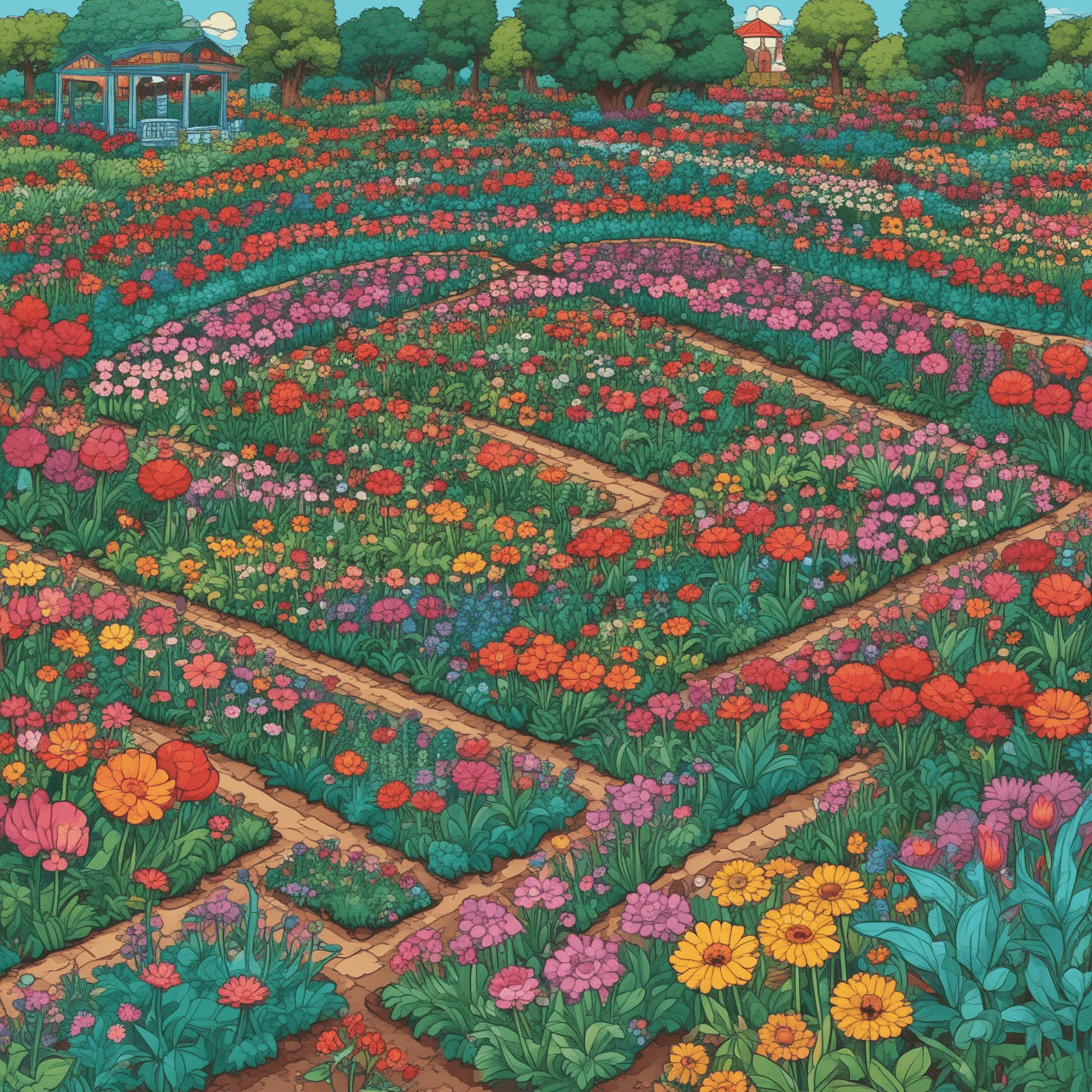 Botanical Race: Flower Power! game banner