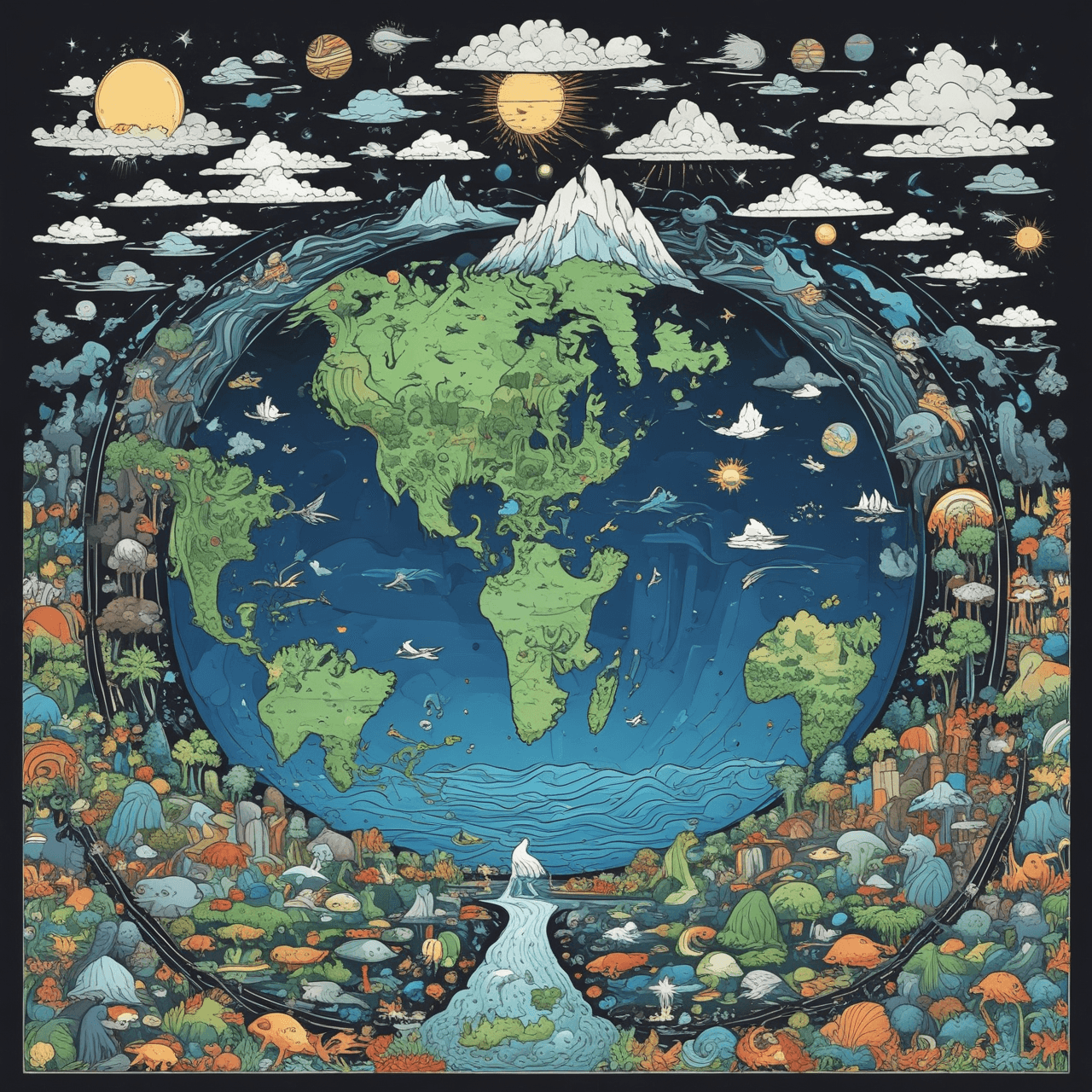 Earth Systems Runner game banner