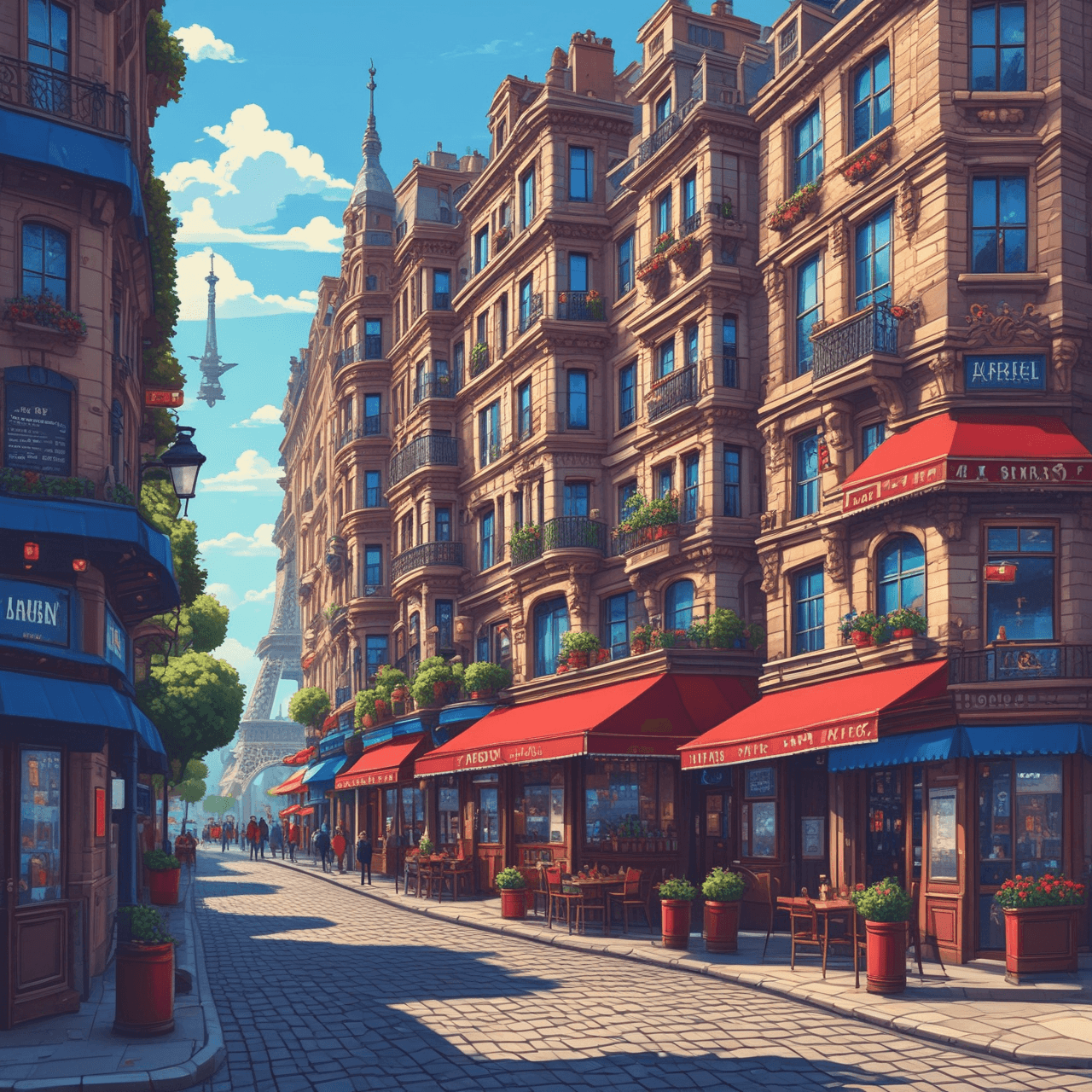 French Word Run game banner