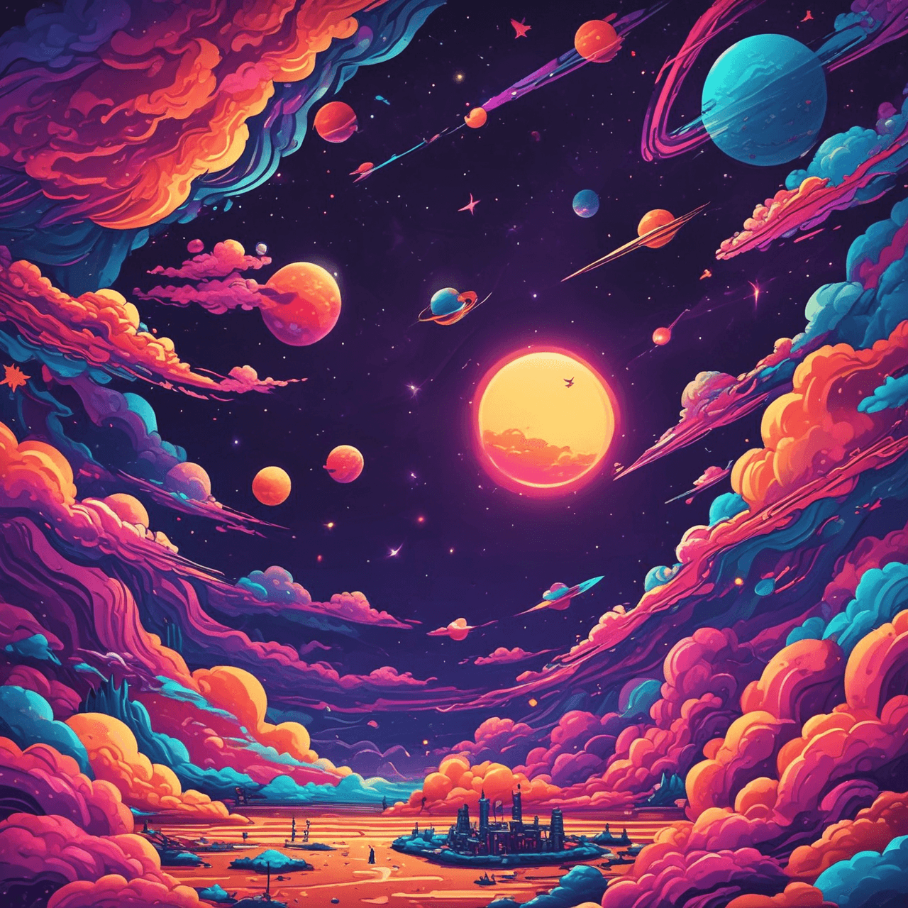 Cosmic Chrono-Bridge game banner