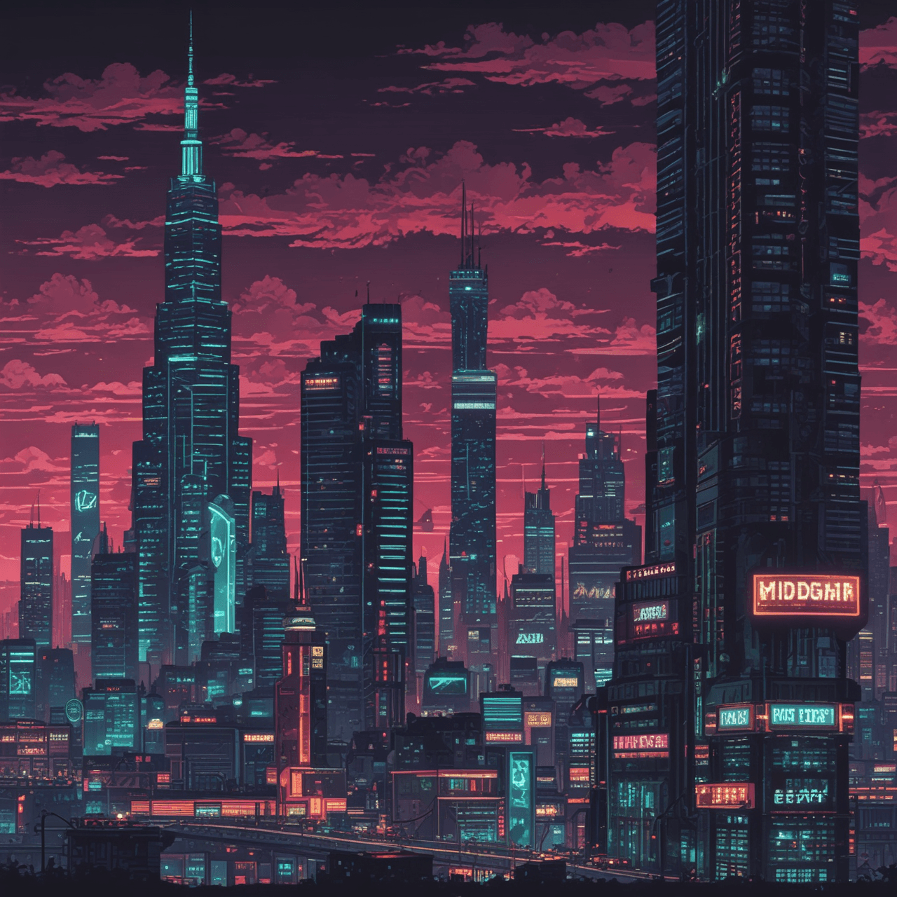 Midgar Run Quiz game banner