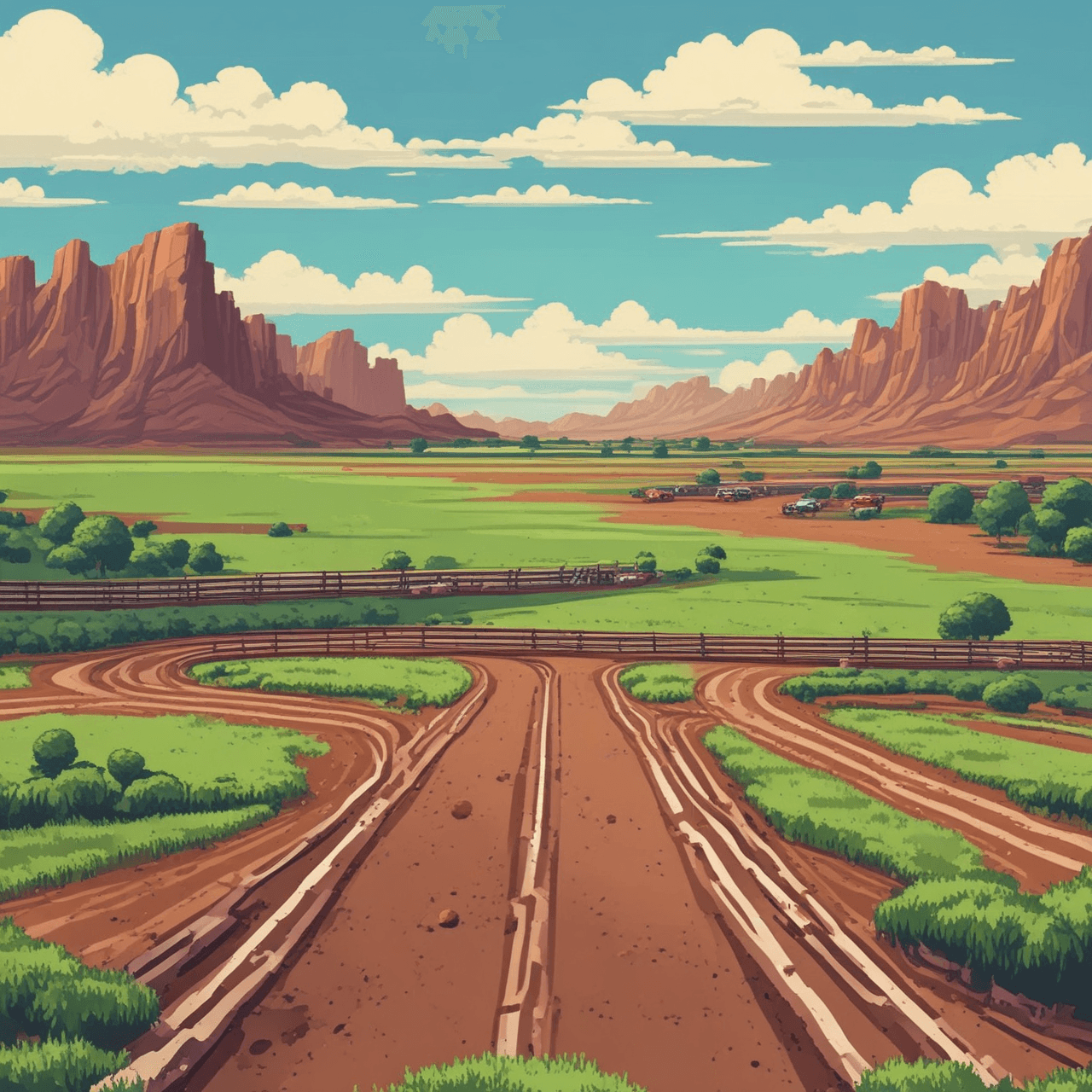 Foal Race: Reproduction Rally game banner