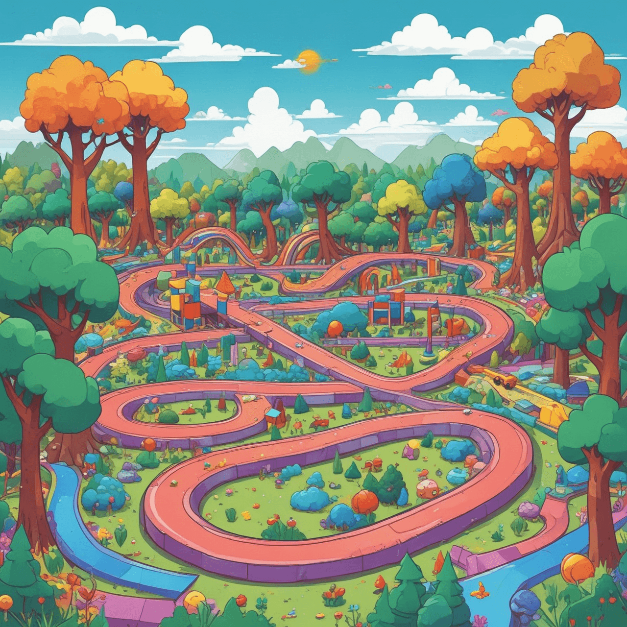 Alphabet Race Rally game banner
