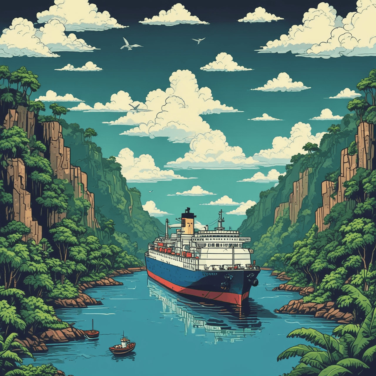 Canal Jump game banner
