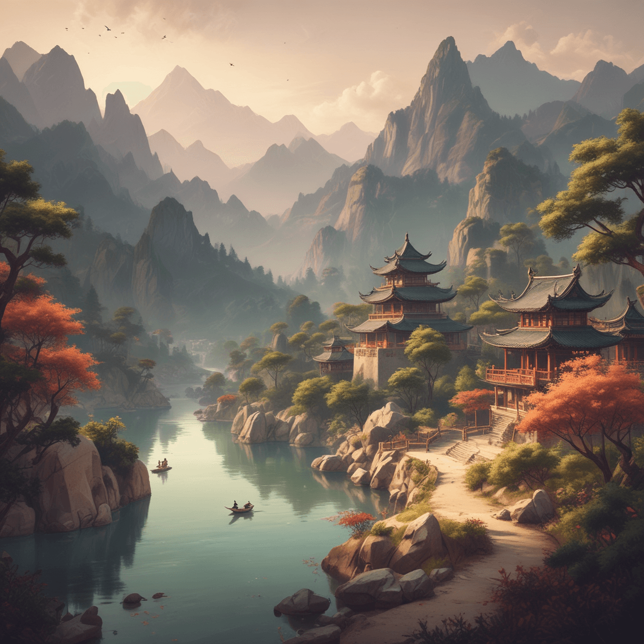 Chinese Quiz Defenders game banner