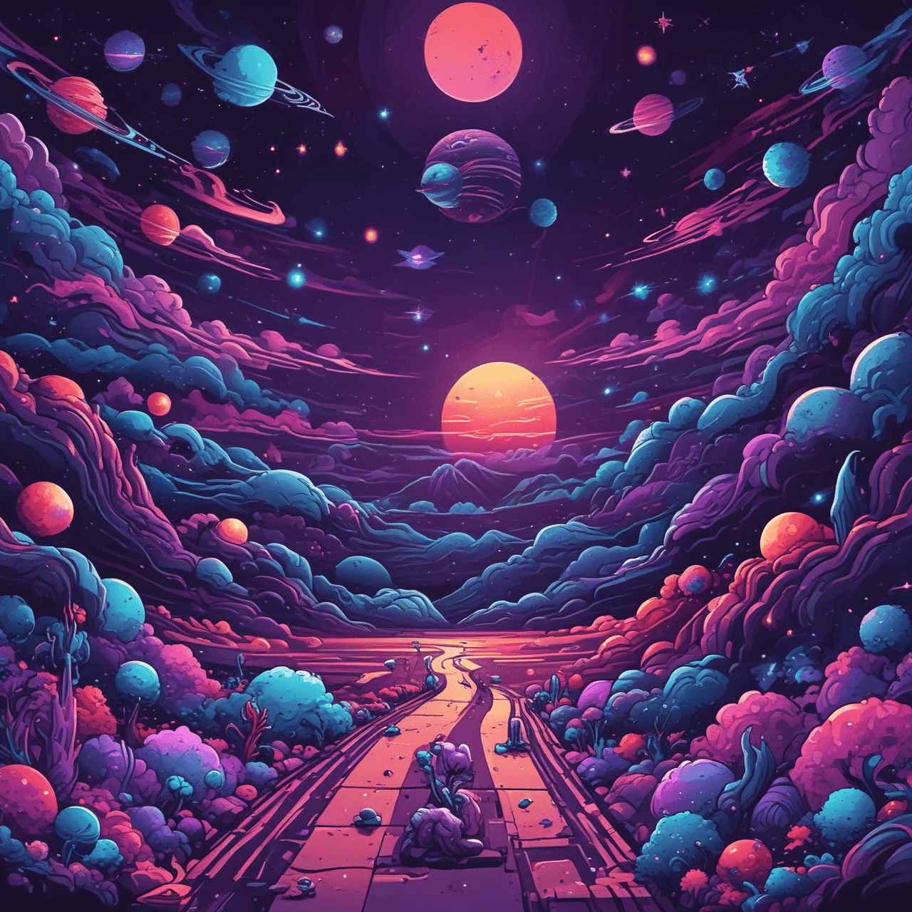 Cosmic Run Quiz game banner