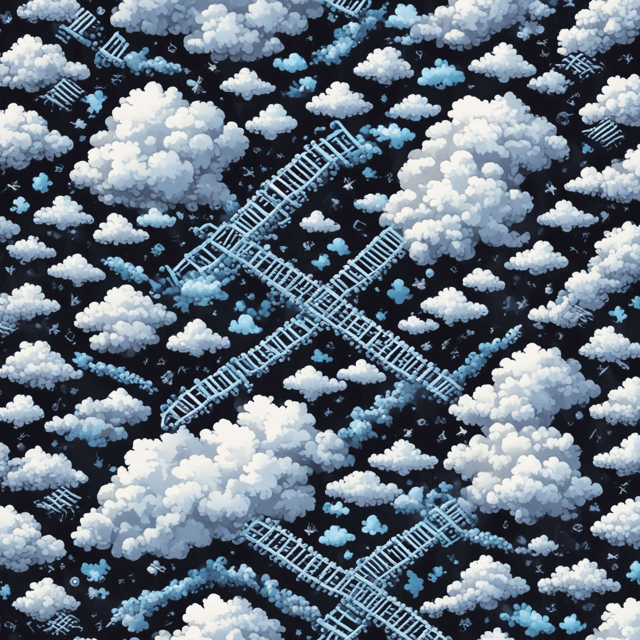 Genetic Cloud Bridge game banner