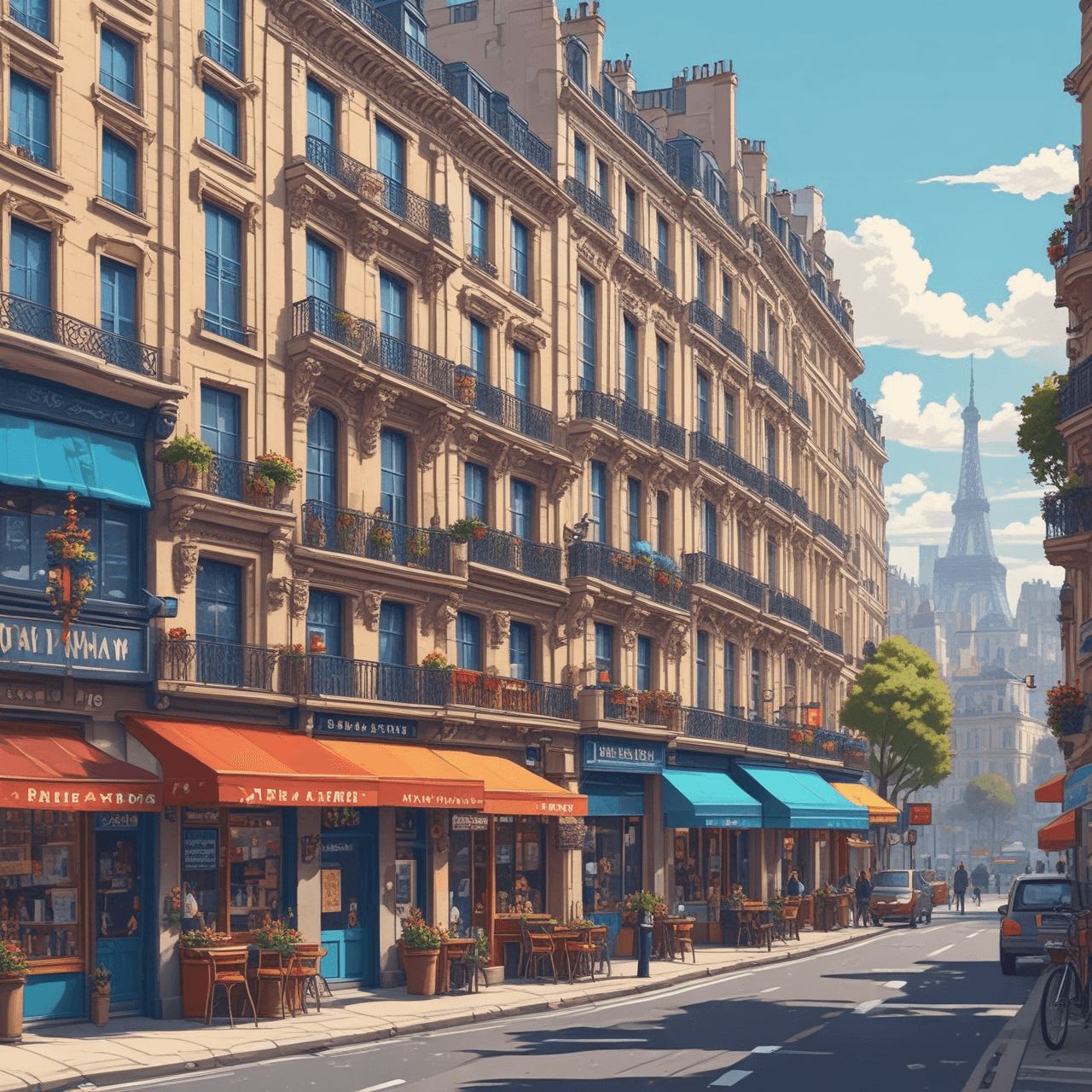 French City Run game banner