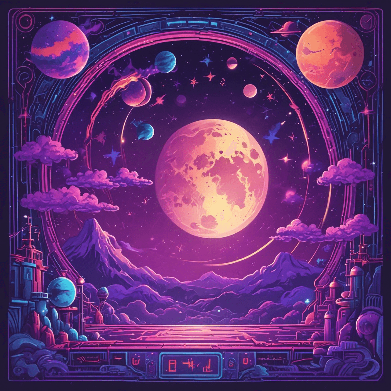 Lunar Lore Quiz game banner