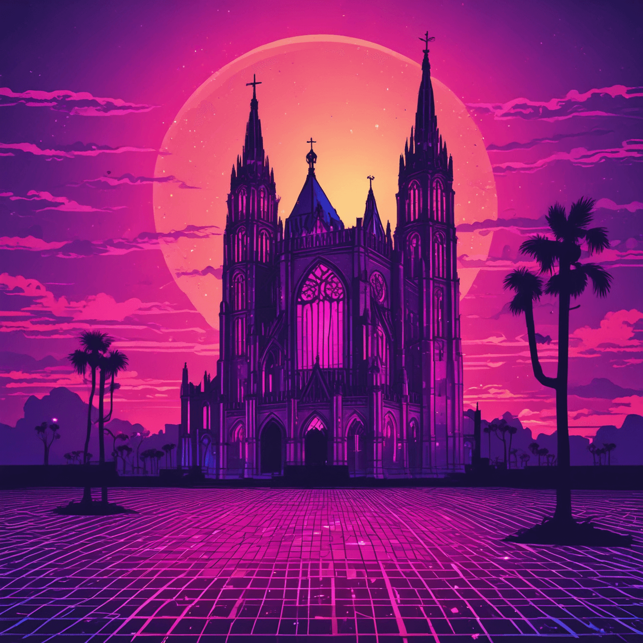 Becket's 80s Cathedral Run game banner
