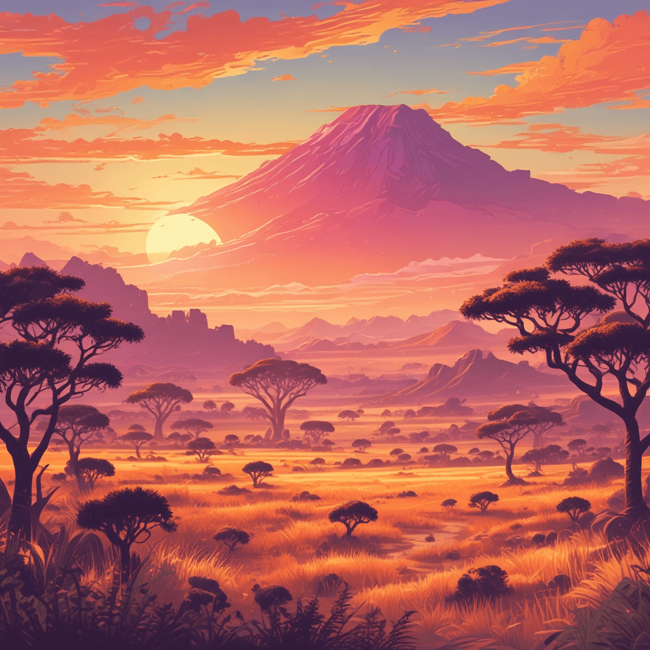 African Safari Run game banner