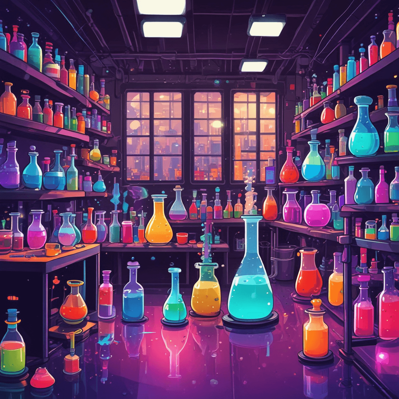 Chemical Reaction Bridge game banner