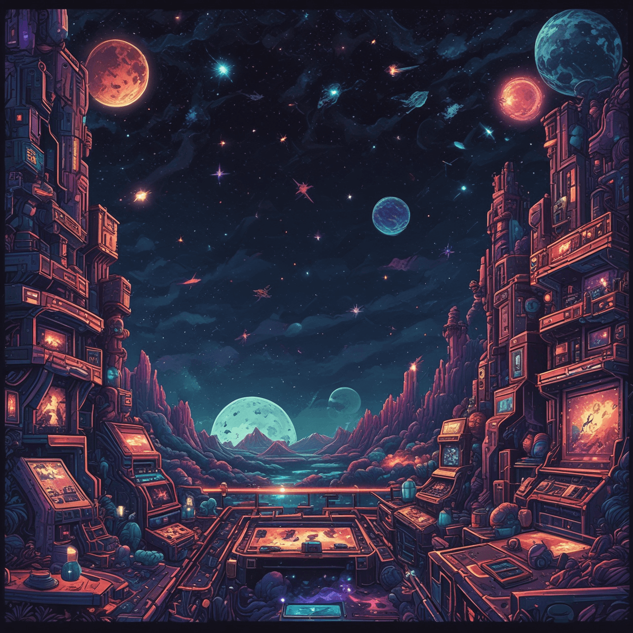 Cosmic Quiz Run game banner