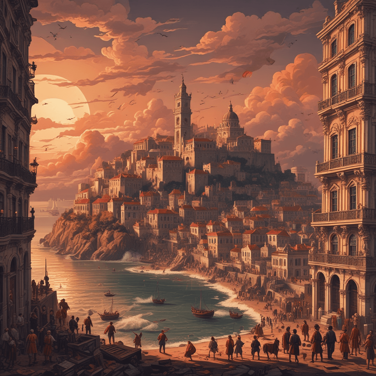 Lisbon's Great Quake: 1755 Jetpack Journey game banner